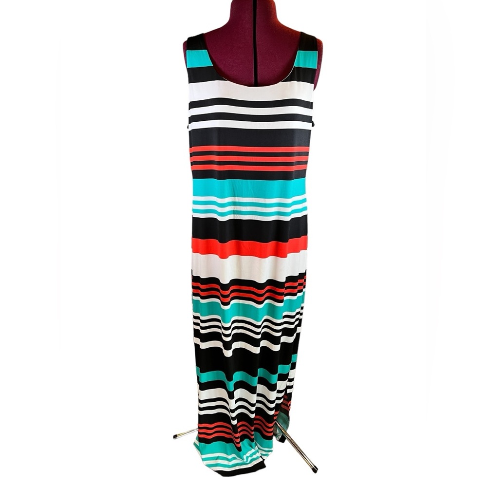 Jessica Howard Striped Maxi Dress